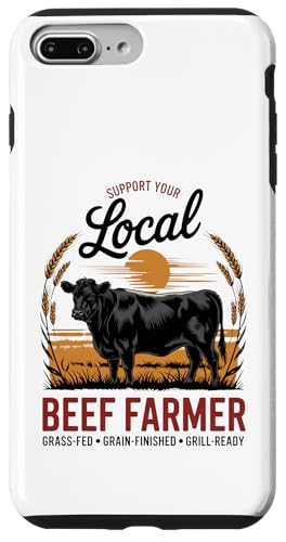 Unterstützen Sie Ihren lokalen Rindfleischbauer - Black Angus Hülle für iPhone 7 Plus/8 Plus Unterstützen Sie Ihren lokalen Rindfleischbauer - Black Angus Hülle für iPhone 7 Plus/8 Plus von Proud Beef Ranger - Celebrate Rural Lifestyle