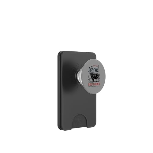 Unterstützen Sie Ihren lokalen Rindfleischbauer PopSockets PopWallet für MagSafe Unterstützen Sie Ihren lokalen Rindfleischbauer PopSockets PopWallet für MagSafe von Proud Beef Ranger - Celebrate Rural Lifestyle