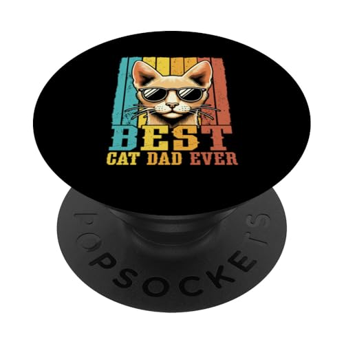 Best Cat Dad Ever Katzenliebhaber Katzenbesitzer Vatertag Papa PopSockets Klebender PopGrip Best Cat Dad Ever Katzenliebhaber Katzenbesitzer Vatertag Papa PopSockets Klebender PopGrip von Proud Cat Dad Loving Father Cat Owner Men Daddy