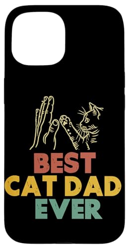 Bester Katzenvater aller Zeiten Vatertag Vintage Vatertags-Papa Hülle für iPhone 15 Bester Katzenvater aller Zeiten Vatertag Vintage Vatertags-Papa Hülle für iPhone 15 von Proud Cat Dad Loving Father Cat Owner Men Daddy