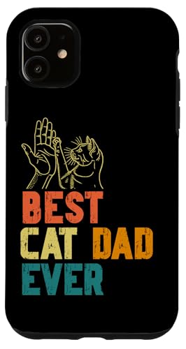 Bester Katzenvater aller Zeiten Vatertags-Katzenliebhaber Daddy Papa Cat Hülle für iPhone 11 Bester Katzenvater aller Zeiten Vatertags-Katzenliebhaber Daddy Papa Cat Hülle für iPhone 11 von Proud Cat Dad Loving Father Cat Owner Men Daddy