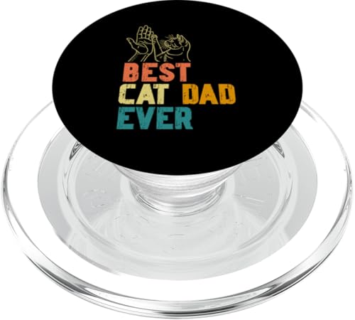 Bester Katzenvater aller Zeiten Vatertags-Katzenliebhaber Daddy Papa Cat PopSockets PopGrip für MagSafe Bester Katzenvater aller Zeiten Vatertags-Katzenliebhaber Daddy Papa Cat PopSockets PopGrip für MagSafe von Proud Cat Dad Loving Father Cat Owner Men Daddy