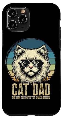 Cat Dad Der Mann Der Mythos Der Snackhändler Vatertag Retro Hülle für iPhone 11 Pro Cat Dad Der Mann Der Mythos Der Snackhändler Vatertag Retro Hülle für iPhone 11 Pro von Proud Cat Dad Loving Father Cat Owner Men Daddy