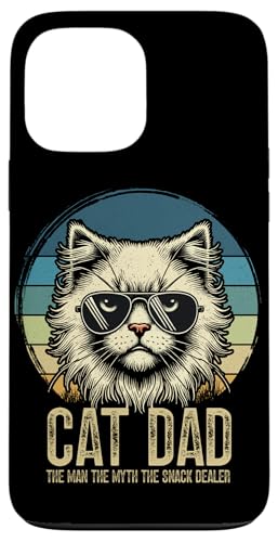 Cat Dad Der Mann Der Mythos Der Snackhändler Vatertag Retro Hülle für iPhone 13 Pro Max Cat Dad Der Mann Der Mythos Der Snackhändler Vatertag Retro Hülle für iPhone 13 Pro Max von Proud Cat Dad Loving Father Cat Owner Men Daddy