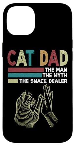 Cat Dad Der Mann Der Mythos Der Snackhändler Vatertag Retro Hülle für iPhone 14 Plus Cat Dad Der Mann Der Mythos Der Snackhändler Vatertag Retro Hülle für iPhone 14 Plus von Proud Cat Dad Loving Father Cat Owner Men Daddy