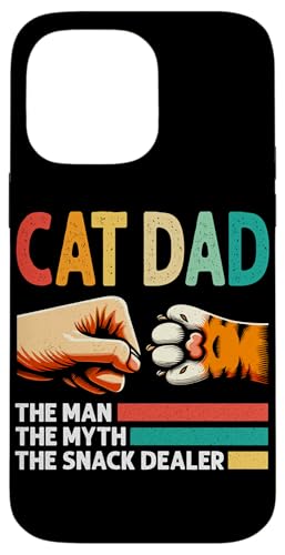 Cat Dad Der Mann Der Mythos Der Snackhändler Vatertag Retro Hülle für iPhone 14 Pro Max Cat Dad Der Mann Der Mythos Der Snackhändler Vatertag Retro Hülle für iPhone 14 Pro Max von Proud Cat Dad Loving Father Cat Owner Men Daddy