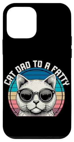 Cat Dad To A Fatty Cat Lover Vatertag Katzenbesitzer Retro Hülle für iPhone 12 mini Cat Dad To A Fatty Cat Lover Vatertag Katzenbesitzer Retro Hülle für iPhone 12 mini von Proud Cat Dad Loving Father Cat Owner Men Daddy