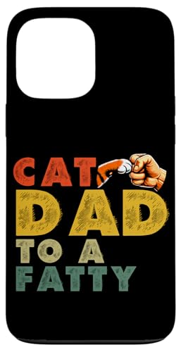 Cat Dad To A Fatty Cat Lover Vatertag Papa Papa Retro Hülle für iPhone 13 Pro Max Cat Dad To A Fatty Cat Lover Vatertag Papa Papa Retro Hülle für iPhone 13 Pro Max von Proud Cat Dad Loving Father Cat Owner Men Daddy