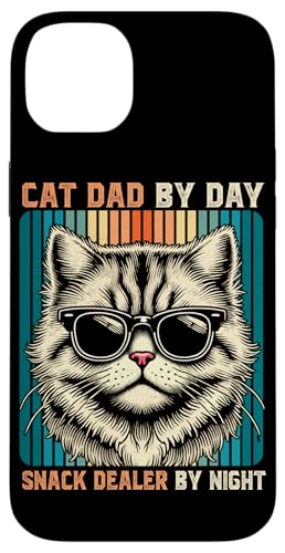 Cat Dad by Day Snack Dealer by Night Retro Katzenliebhaber Hülle für iPhone 14 Plus Cat Dad by Day Snack Dealer by Night Retro Katzenliebhaber Hülle für iPhone 14 Plus von Proud Cat Dad Loving Father Cat Owner Men Daddy