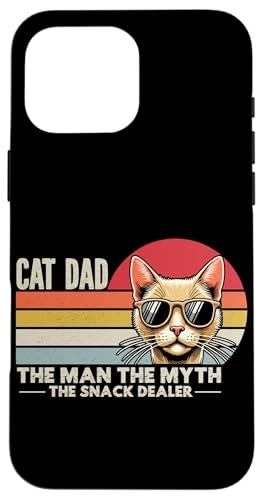 Katze Papa Vater Katzenliebhaber Eltern Vatertag Papa Vaterschaft Hülle für iPhone 16 Pro Max Katze Papa Vater Katzenliebhaber Eltern Vatertag Papa Vaterschaft Hülle für iPhone 16 Pro Max von Proud Cat Dad Loving Father Cat Owner Men Daddy