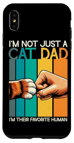 Katze Papa Vater Katzenliebhaber Eltern Vatertag Papa Vaterschaft Hülle für iPhone XS Max Katze Papa Vater Katzenliebhaber Eltern Vatertag Papa Vaterschaft Hülle für iPhone XS Max von Proud Cat Dad Loving Father Cat Owner Men Daddy