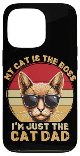 Katze Papa Vatertag Retro Katzenliebhaber Katzenbesitzer Papa Papa Hülle für iPhone 13 Pro Katze Papa Vatertag Retro Katzenliebhaber Katzenbesitzer Papa Papa Hülle für iPhone 13 Pro von Proud Cat Dad Loving Father Cat Owner Men Daddy
