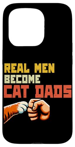 Real Men Become Cat Dads Vatertag Katzenliebhaber Retro Hülle für iPhone 15 Pro Real Men Become Cat Dads Vatertag Katzenliebhaber Retro Hülle für iPhone 15 Pro von Proud Cat Dad Loving Father Cat Owner Men Daddy