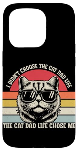 The Cat Dad Life Choose Me Vatertag Lustiger Katzenliebhaber im Retro-Look Hülle für iPhone 15 Pro The Cat Dad Life Choose Me Vatertag Lustiger Katzenliebhaber im Retro-Look Hülle für iPhone 15 Pro von Proud Cat Dad Loving Father Cat Owner Men Daddy