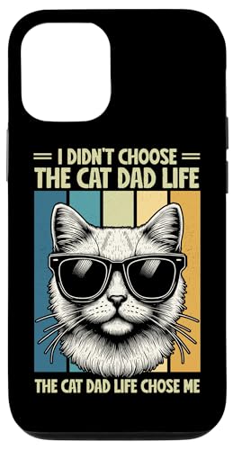 The Cat Dad Life Chose Me Cat Lover Vatertag Retro Hülle für iPhone 12/12 Pro The Cat Dad Life Chose Me Cat Lover Vatertag Retro Hülle für iPhone 12/12 Pro von Proud Cat Dad Loving Father Cat Owner Men Daddy