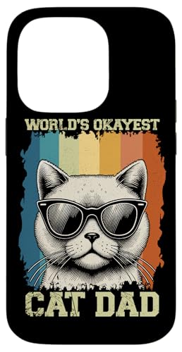 World's Okayest Cat Dad Katzenliebhaber Tier Vatertag Elternteil Hülle für iPhone 14 Pro World's Okayest Cat Dad Katzenliebhaber Tier Vatertag Elternteil Hülle für iPhone 14 Pro von Proud Cat Dad Loving Father Cat Owner Men Daddy
