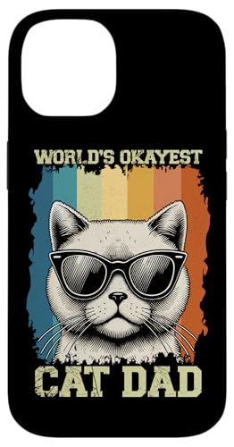 World's Okayest Cat Dad Katzenliebhaber Tier Vatertag Elternteil Hülle für iPhone 14 World's Okayest Cat Dad Katzenliebhaber Tier Vatertag Elternteil Hülle für iPhone 14 von Proud Cat Dad Loving Father Cat Owner Men Daddy
