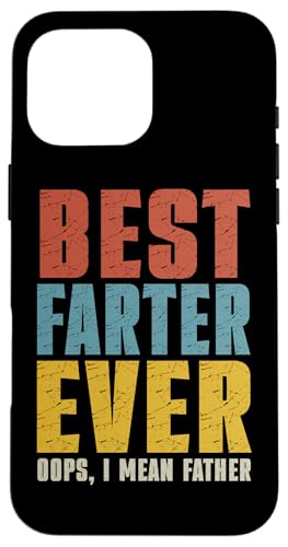 Bester Farter aller Zeiten, ich meine Vater, Vatertag, Retro-Dad Hülle für iPhone 16 Pro Max Bester Farter aller Zeiten, ich meine Vater, Vatertag, Retro-Dad Hülle für iPhone 16 Pro Max von Proud Daddy Loving Sarcastic Father Parent Dad Men