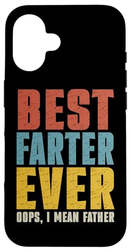 Bester Farter aller Zeiten, ich meine Vater, Vatertag, Retro-Dad Hülle für iPhone 16 von Proud Daddy Loving Sarcastic Father Parent Dad Men