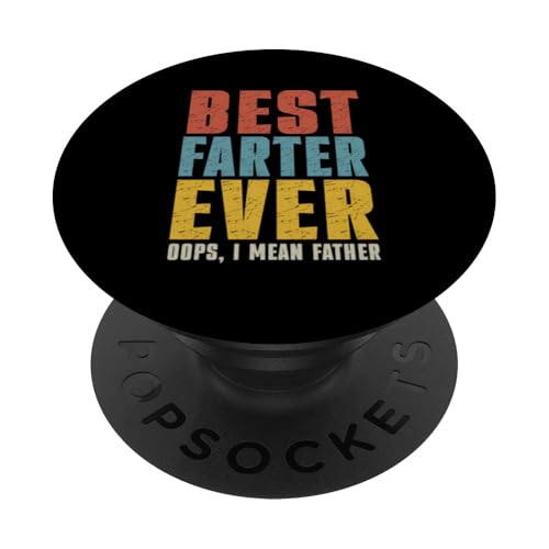 Bester Farter aller Zeiten, ich meine Vater, Vatertag, Retro-Dad PopSockets Klebender PopGrip Bester Farter aller Zeiten, ich meine Vater, Vatertag, Retro-Dad PopSockets Klebender PopGrip von Proud Daddy Loving Sarcastic Father Parent Dad Men