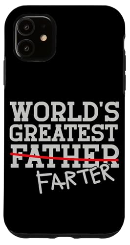 Der beste Farter der Welt, ich meine den Vatertag, Papa Hülle für iPhone 11 Der beste Farter der Welt, ich meine den Vatertag, Papa Hülle für iPhone 11 von Proud Daddy Loving Sarcastic Father Parent Dad Men