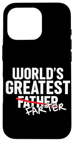 Der beste Farter der Welt, ich meine den Vatertag, Papa Hülle für iPhone 16 Pro Der beste Farter der Welt, ich meine den Vatertag, Papa Hülle für iPhone 16 Pro von Proud Daddy Loving Sarcastic Father Parent Dad Men