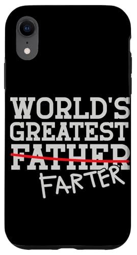 Der beste Farter der Welt, ich meine den Vatertag, Papa Hülle für iPhone XR Der beste Farter der Welt, ich meine den Vatertag, Papa Hülle für iPhone XR von Proud Daddy Loving Sarcastic Father Parent Dad Men
