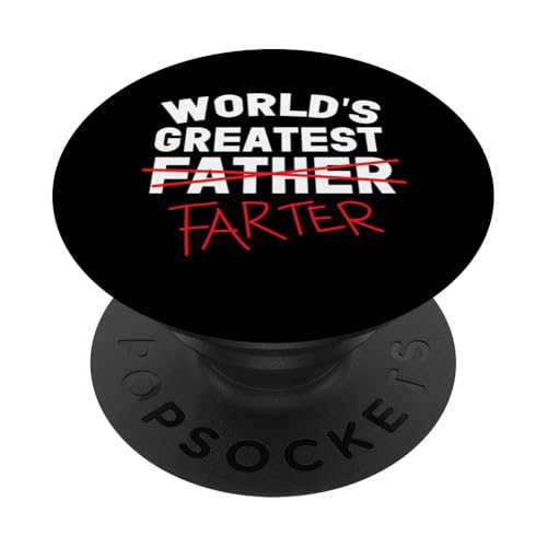 Der beste Farter der Welt, ich meine den Vatertag, Papa PopSockets Klebender PopGrip Der beste Farter der Welt, ich meine den Vatertag, Papa PopSockets Klebender PopGrip von Proud Daddy Loving Sarcastic Father Parent Dad Men