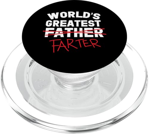 Der beste Farter der Welt, ich meine den Vatertag, Papa PopSockets PopGrip für MagSafe Der beste Farter der Welt, ich meine den Vatertag, Papa PopSockets PopGrip für MagSafe von Proud Daddy Loving Sarcastic Father Parent Dad Men