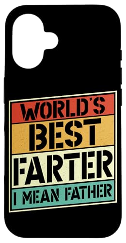 Der beste Farter der Welt Ich meine Vatertag Papa Lustig Hülle für iPhone 16 Der beste Farter der Welt Ich meine Vatertag Papa Lustig Hülle für iPhone 16 von Proud Daddy Loving Sarcastic Father Parent Dad Men