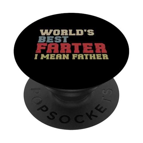 Der weltbeste Farter aller Zeiten, ich meine Vatertag, Retro PopSockets Klebender PopGrip Der weltbeste Farter aller Zeiten, ich meine Vatertag, Retro PopSockets Klebender PopGrip von Proud Daddy Loving Sarcastic Father Parent Dad Men