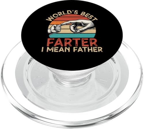 Der weltbeste Farter aller Zeiten, ich meine Vatertag, Retro PopSockets PopGrip für MagSafe Der weltbeste Farter aller Zeiten, ich meine Vatertag, Retro PopSockets PopGrip für MagSafe von Proud Daddy Loving Sarcastic Father Parent Dad Men