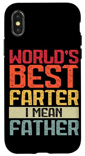 Der weltbeste Farter aller Zeiten Ich meine Vatertag Papa Papa Hülle für iPhone X/XS Der weltbeste Farter aller Zeiten Ich meine Vatertag Papa Papa Hülle für iPhone X/XS von Proud Daddy Loving Sarcastic Father Parent Dad Men