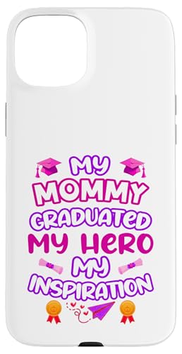 Graduated Mom – My Hero & Inspiration – Familien-Andenken-T-Shirt Hülle für iPhone 15 Plus Graduated Mom – My Hero & Inspiration – Familien-Andenken-T-Shirt Hülle für iPhone 15 Plus von Proud Family Graduation Gifts and Tees