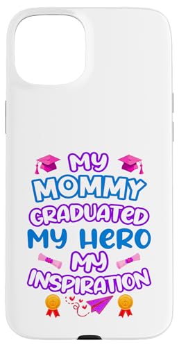 Graduated Mom – My Hero & Inspiration – Familien-Andenken-T-Shirt Hülle für iPhone 15 Plus Graduated Mom – My Hero & Inspiration – Familien-Andenken-T-Shirt Hülle für iPhone 15 Plus von Proud Family Graduation Gifts and Tees