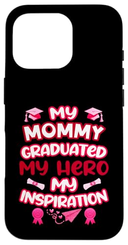 Graduated Mom – My Hero & Inspiration – Familien-Andenken-T-Shirt Hülle für iPhone 16 Pro Graduated Mom – My Hero & Inspiration – Familien-Andenken-T-Shirt Hülle für iPhone 16 Pro von Proud Family Graduation Gifts and Tees