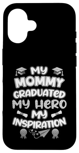 Graduated Mom – My Hero & Inspiration – Familien-Andenken-T-Shirt Hülle für iPhone 16 Graduated Mom – My Hero & Inspiration – Familien-Andenken-T-Shirt Hülle für iPhone 16 von Proud Family Graduation Gifts and Tees