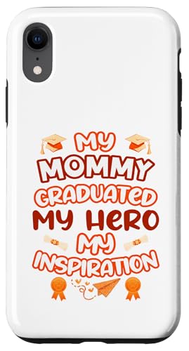 Graduated Mom – My Hero & Inspiration – Familien-Andenken-T-Shirt Hülle für iPhone XR Graduated Mom – My Hero & Inspiration – Familien-Andenken-T-Shirt Hülle für iPhone XR von Proud Family Graduation Gifts and Tees