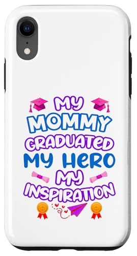 Graduated Mom – My Hero & Inspiration – Familien-Andenken-T-Shirt Hülle für iPhone XR Graduated Mom – My Hero & Inspiration – Familien-Andenken-T-Shirt Hülle für iPhone XR von Proud Family Graduation Gifts and Tees