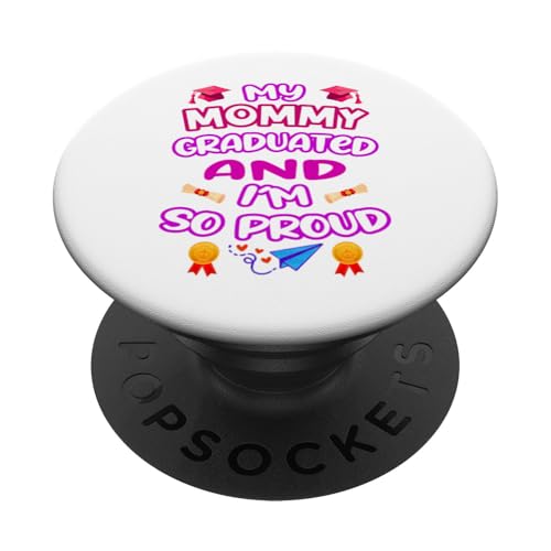 Proud of My Graduated Mom – Familien-Andenken-T-Shirt PopSockets Klebender PopGrip Proud of My Graduated Mom – Familien-Andenken-T-Shirt PopSockets Klebender PopGrip von Proud Family Graduation Gifts and Tees