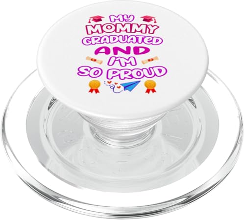 Proud of My Graduated Mom – Familien-Andenken-T-Shirt PopSockets PopGrip für MagSafe Proud of My Graduated Mom – Familien-Andenken-T-Shirt PopSockets PopGrip für MagSafe von Proud Family Graduation Gifts and Tees