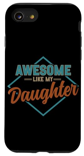 Fantastisch wie der Vatertag meiner Tochter Papa Papa Papa Herren Hülle für iPhone SE (2020) / 7 / 8 von Proud Father Of Daughters Loving Daddy Men Dad