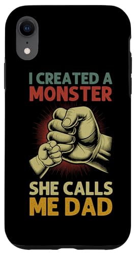 Ich habe ein Monster erschaffen, sie nennt mich Papa Vatertagseltern Hülle für iPhone XR Ich habe ein Monster erschaffen, sie nennt mich Papa Vatertagseltern Hülle für iPhone XR von Proud Father Of Daughters Loving Daddy Men Dad