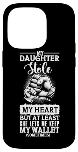 Papa Tochter Vatertag Papa Eltern Vaterschaft Papa Hülle für iPhone 14 Pro Papa Tochter Vatertag Papa Eltern Vaterschaft Papa Hülle für iPhone 14 Pro von Proud Father Of Daughters Loving Daddy Men Dad