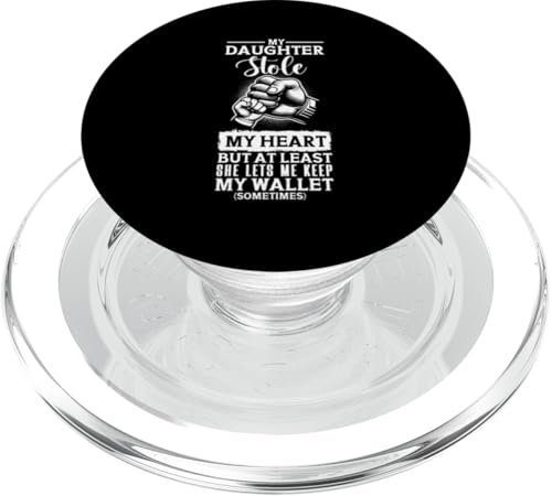 Papa Tochter Vatertag Papa Eltern Vaterschaft Papa PopSockets PopGrip für MagSafe Papa Tochter Vatertag Papa Eltern Vaterschaft Papa PopSockets PopGrip für MagSafe von Proud Father Of Daughters Loving Daddy Men Dad