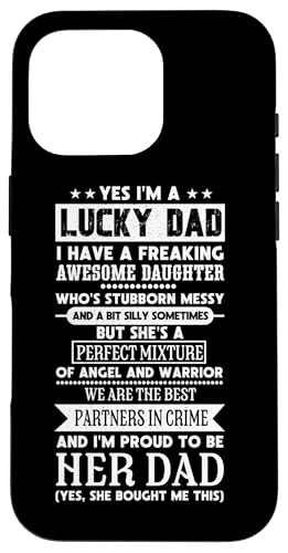 Vater Tochter Papa von Mädchen Elternteil Vatertag Papa Vater Hülle für iPhone 16 Pro Vater Tochter Papa von Mädchen Elternteil Vatertag Papa Vater Hülle für iPhone 16 Pro von Proud Father Of Daughters Loving Daddy Men Dad