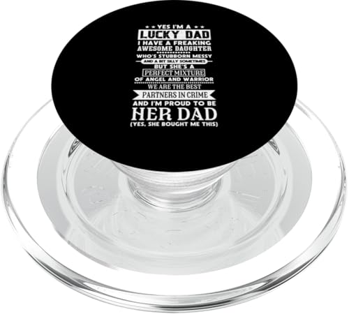 Vater Tochter Papa von Mädchen Elternteil Vatertag Papa Vater PopSockets PopGrip für MagSafe Vater Tochter Papa von Mädchen Elternteil Vatertag Papa Vater PopSockets PopGrip für MagSafe von Proud Father Of Daughters Loving Daddy Men Dad