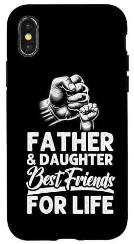 Vater & Tochter Beste Freunde fürs Leben Vatertag Eltern Hülle für iPhone X/XS Vater & Tochter Beste Freunde fürs Leben Vatertag Eltern Hülle für iPhone X/XS von Proud Father Of Daughters Loving Daddy Men Dad