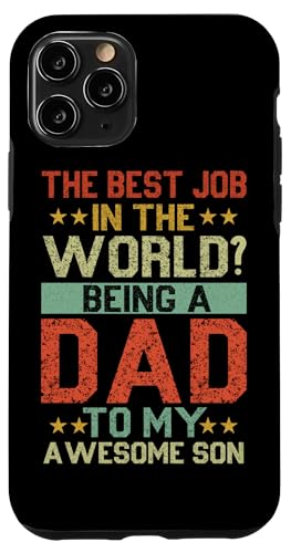 Der beste Job der Welt, Vater für meinen großartigen Sohn zu sein Hülle für iPhone 11 Pro Der beste Job der Welt, Vater für meinen großartigen Sohn zu sein Hülle für iPhone 11 Pro von Proud Father Of Sons Daddy Men Dad Father's Day