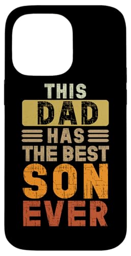 Dieser Vater hat den besten Sohn aller Zeiten Vatertag Retro Papa Daddy Hülle für iPhone 14 Pro Max Dieser Vater hat den besten Sohn aller Zeiten Vatertag Retro Papa Daddy Hülle für iPhone 14 Pro Max von Proud Father Of Sons Daddy Men Dad Father's Day